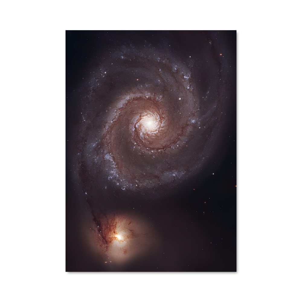 Poster magnifique galaxie du Tourbillon